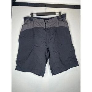 Novara Rail Double Bike Shorts Men XL Black Mountain Cycling Chamois Padded Zip